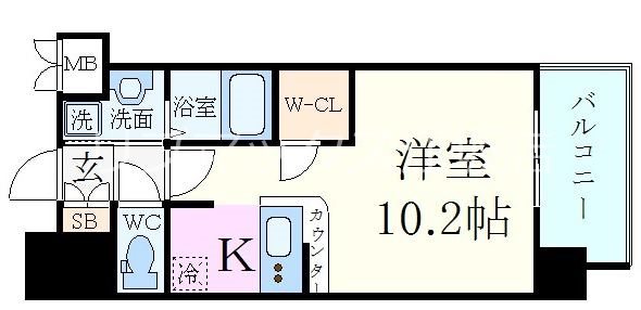 ララプレイス新大阪シエスタの間取り