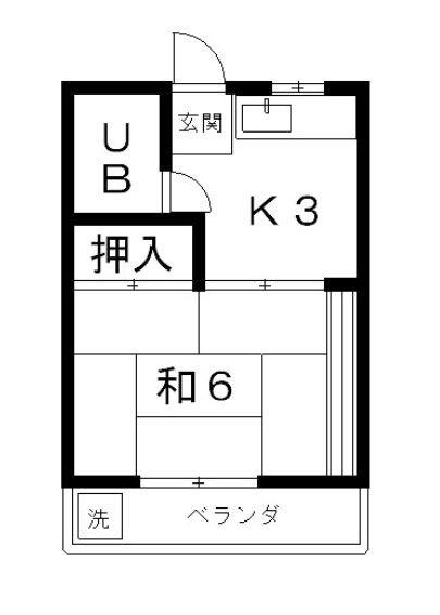 シャルム唐橋の間取り