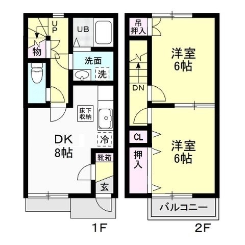 ボヌールの間取り