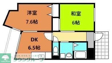 レスポワール北与野の間取り