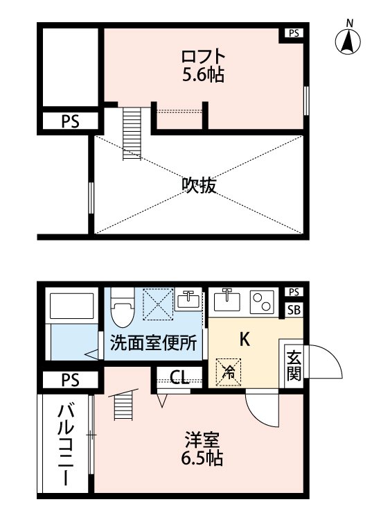 名古屋市南区源兵衛町のアパートの間取り