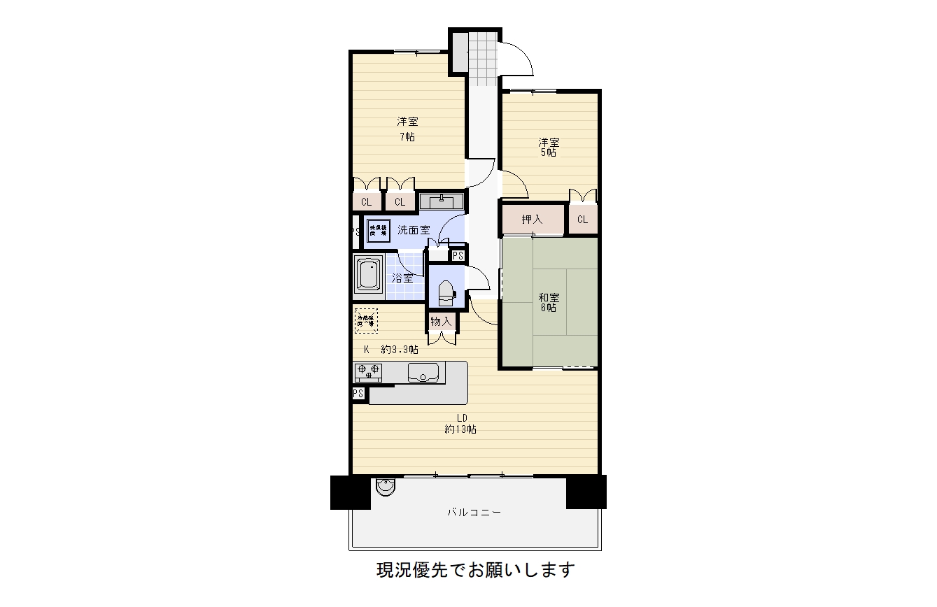 メイツ江南駅前の間取り