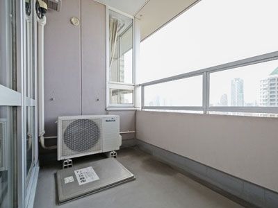 【中央区佃のマンションのバルコニー】