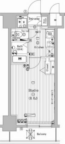 横浜市南区万世町のマンションの間取り