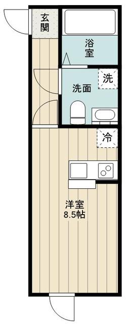 綾瀬市寺尾北のアパートの間取り