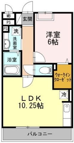 横浜市瀬谷区宮沢のアパートの間取り