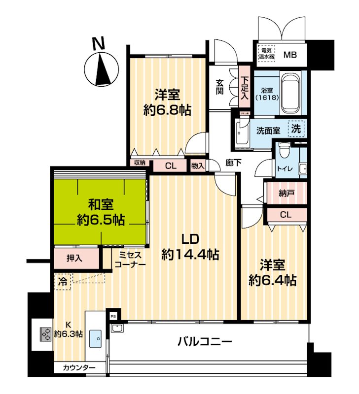 アルバックス広小路の間取り