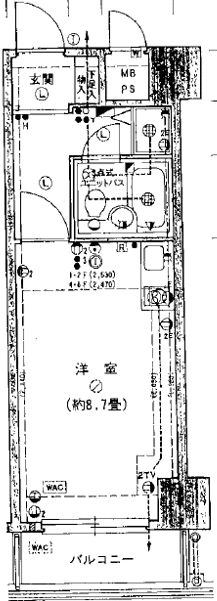 藤和シティコープ早稲田の間取り