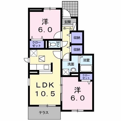 イリーデの間取り