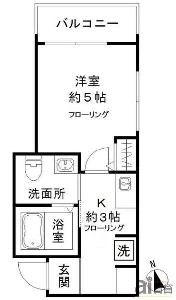 西東京市田無町のアパートの間取り