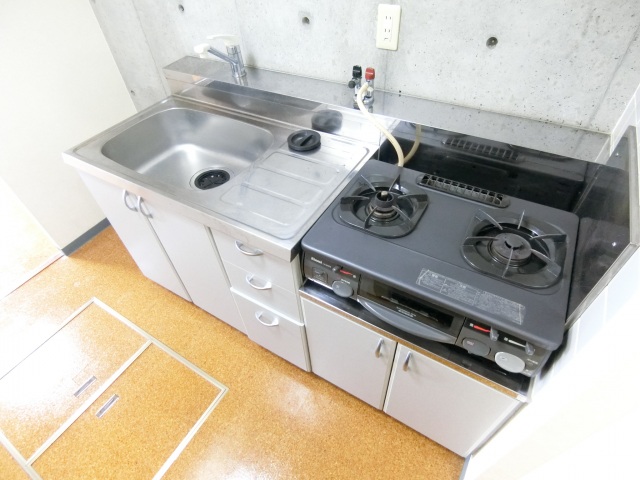 キッチン　コンロ付