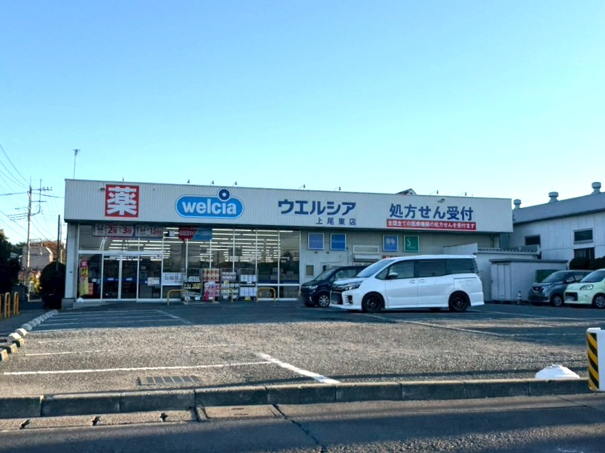 ドラックストア　ウエルシア上尾東店（ドラッグストア）まで264m