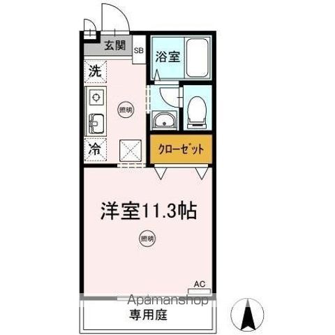 エクレール青江の間取り写真