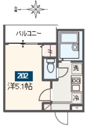 日暮里・舎人ライナー 扇大橋駅 徒歩15分 3階建 築4年の間取り写真