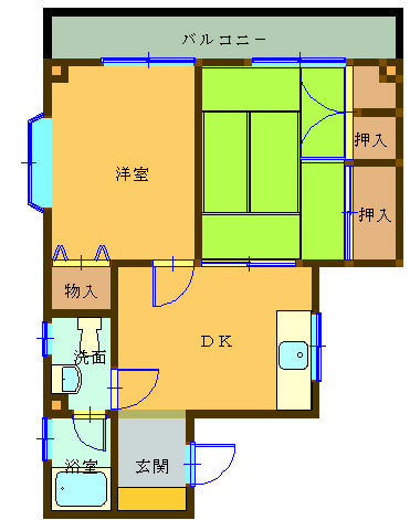 ルミナス広の間取り