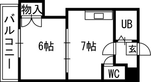 札幌ＪＯＷ２ビルの間取り