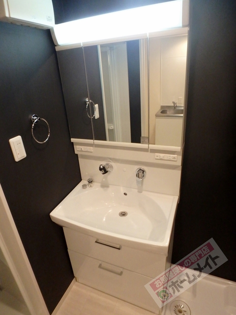 洗面設備　朝シャンもできちゃうシャンプードレッサー