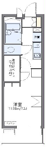 レオパレス南野の間取り