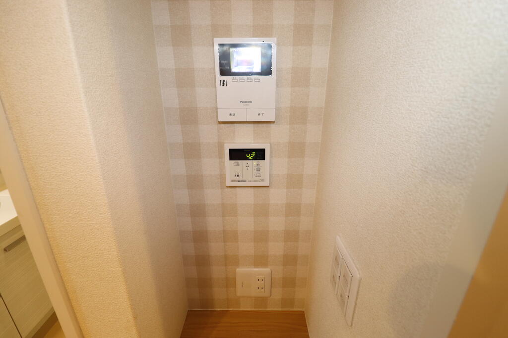 セキュリティ　TVモニターを撮影