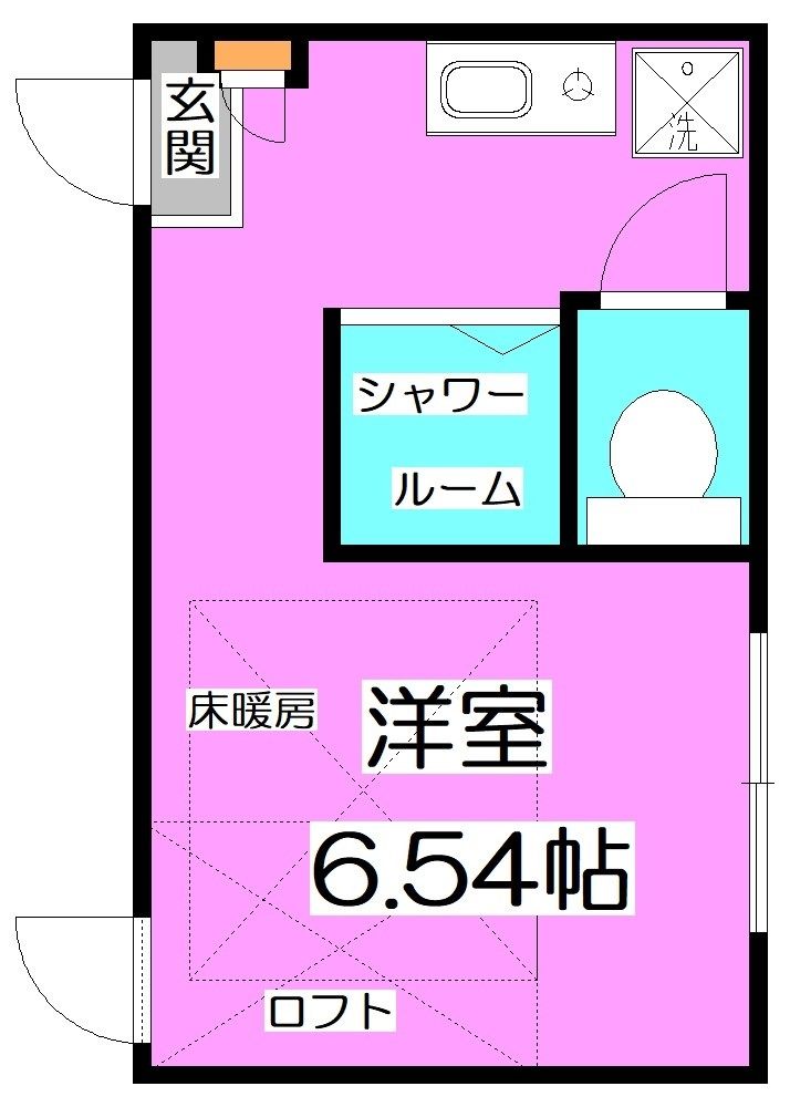 東京都練馬区富士見台２（アパート）の賃貸物件の間取り
