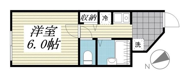 神奈川県大和市中央林間４（アパート）の賃貸物件の間取り