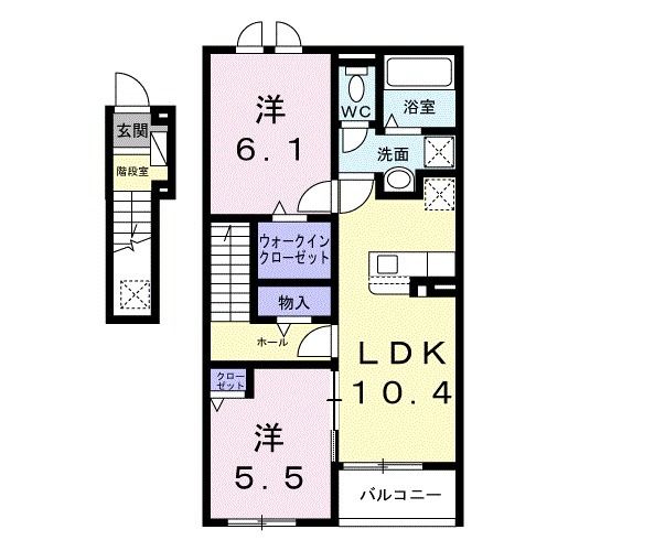 グリーンハイツ加茂Iの間取り