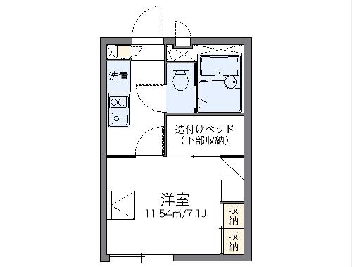 レオパレスパルティールの間取り