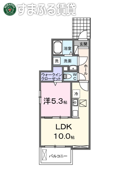 アンソレイエの間取り