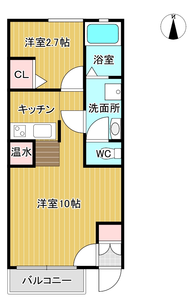 アムスひのでの間取り