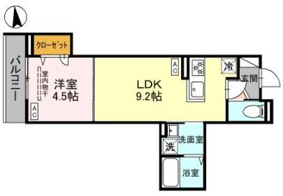 グラナーデ東新町の間取り