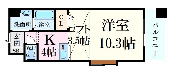 【プレジールジョイ西原の間取り】