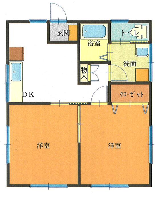 コーポ山田の間取り