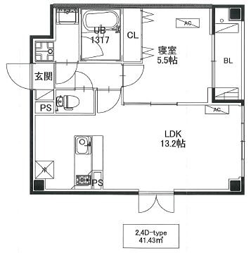 グランディール松平武蔵の間取り