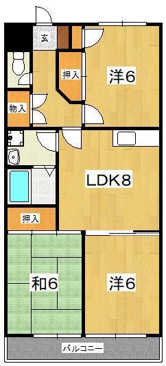 サンモール木村の間取り