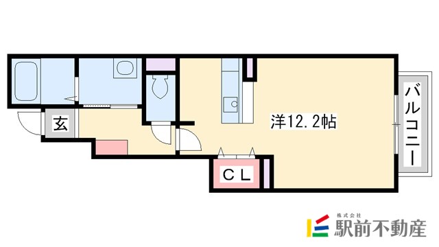 コンフォート水城の間取り