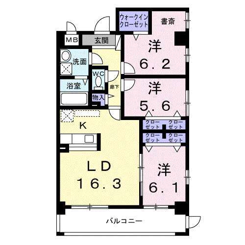 桜雲閣の間取り