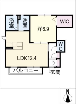 マ・メゾン片山　Ｂ棟の間取り