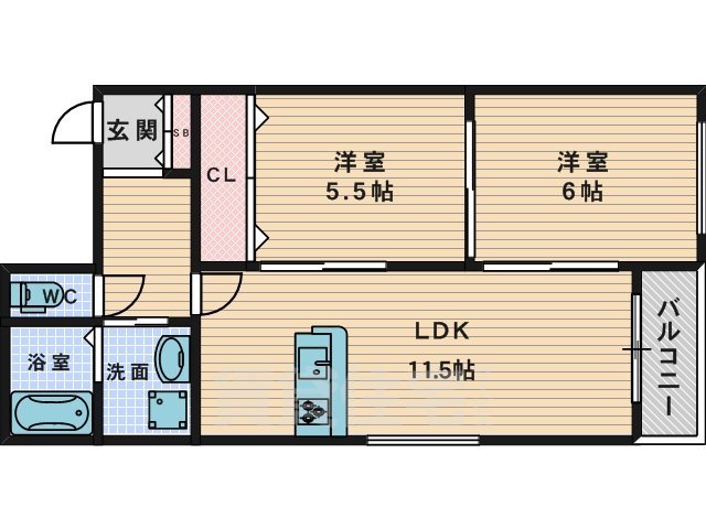 Bijou伊加賀の間取り