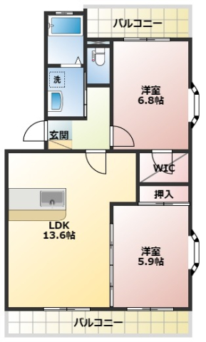 アンシャンテの間取り