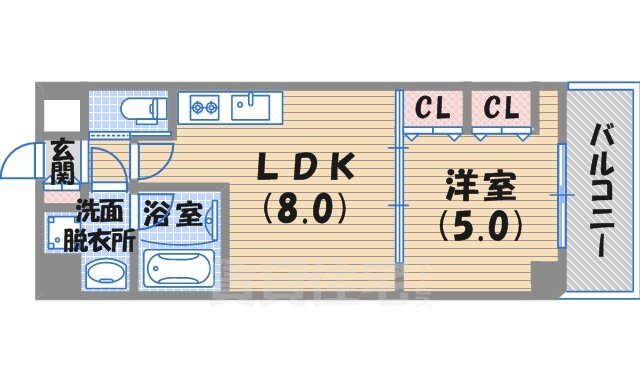 ルシェリア夙川の間取り