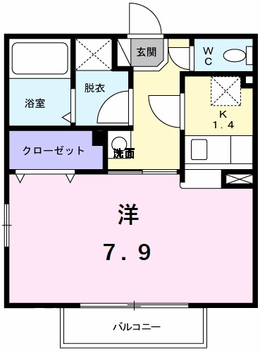 サンガーデンＵの間取り