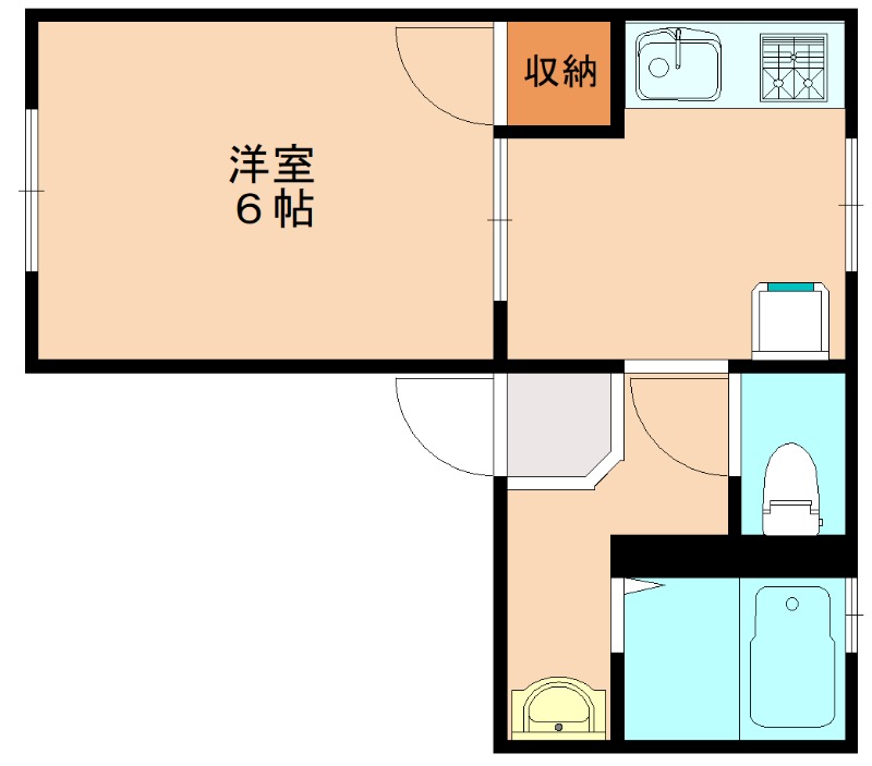 コーポドリームの間取り