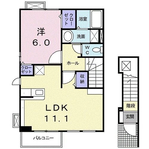 アレグリアI棟の間取り