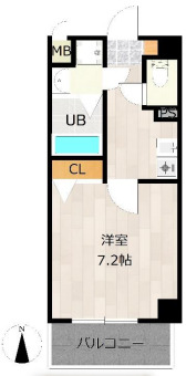 レクシア江坂の間取り