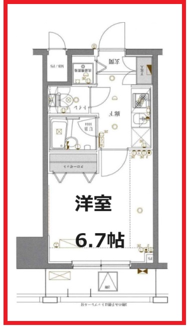 セジョリ浅草ベルグレードの間取り