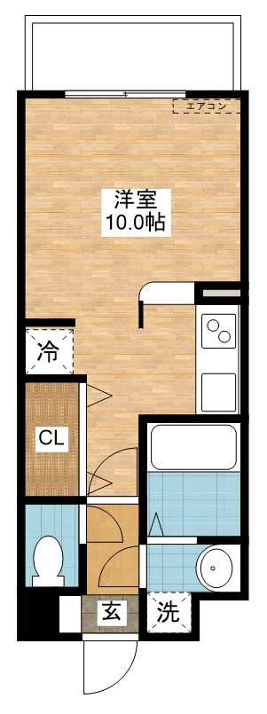 エスポワール若草の間取り