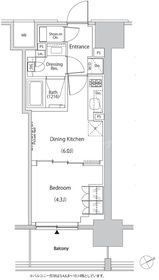 【豊島区目白のマンションの間取り】