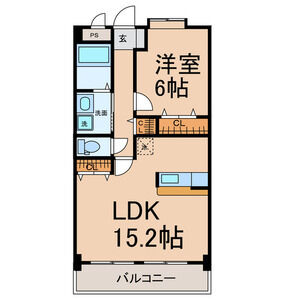 ファシネーションIIの間取り