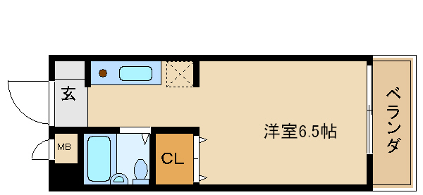 神戸市垂水区小束山本町のマンションの間取り