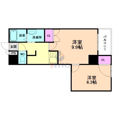 ＮＬＣ新大阪の間取り